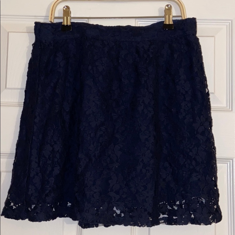 EUC Navy Skirt - Abercrombie & Fitch